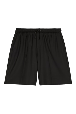 Short en laine - Noir