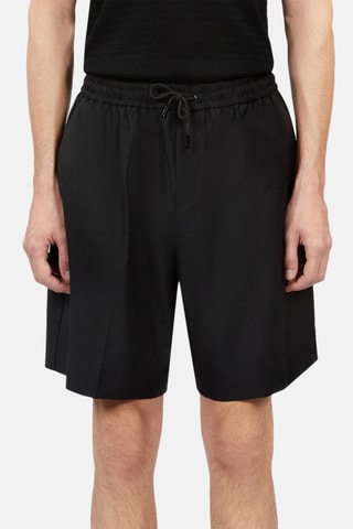 Short en laine - Noir