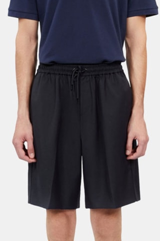 Short en laine - Noir