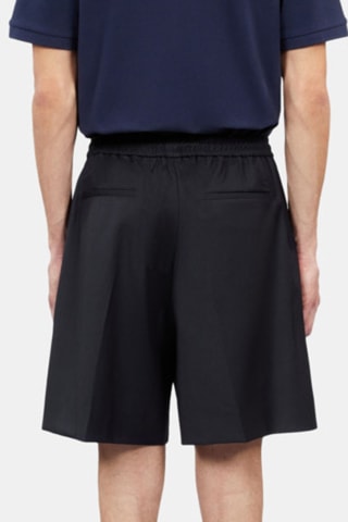 Short en laine - Noir