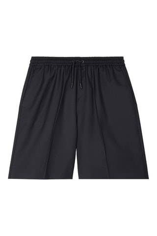 Short en laine - Noir