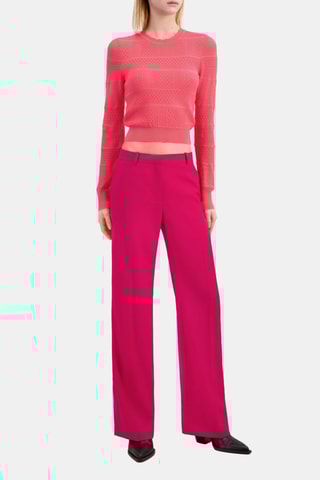 Pantalon en laine - Fuchsia