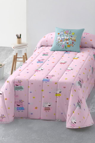 Couvre-lit Peppa Pig - Rose
