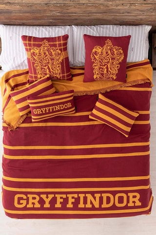 Couverture Gryffondor Harry Potter - Bordeaux et blanc