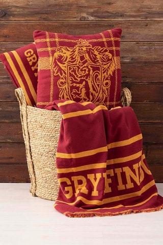 Couverture Gryffondor Harry Potter - Bordeaux et blanc