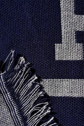 Couverture Serdaigle Harry Potter en coton biologique - Bleu et gris