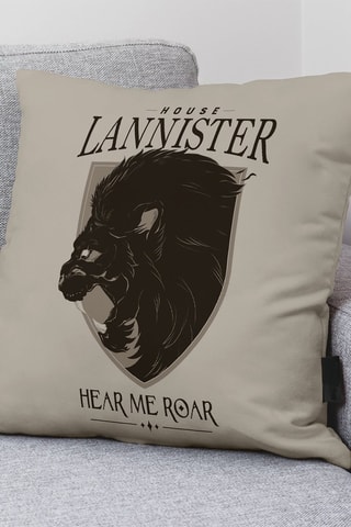 Taie d'oreiller en coton Game of Thrones - Blanc 