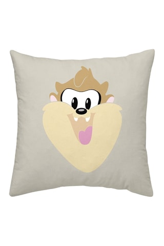 Taie d'oreiller Taz Looney Tunes - Taupe et gris