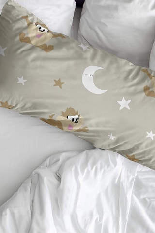 Taie d'oreiller Taz Looney Tunes - Taupe