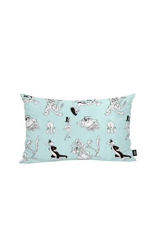 Taie d'oreiller en coton Looney Tunes - Turquoise