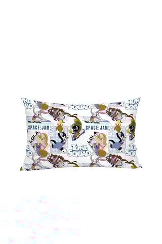 Taie d'oreiller en coton Space Jam - Blanc 