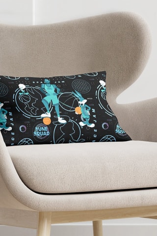 Taie d'oreiller en coton Space Jam - Noir 