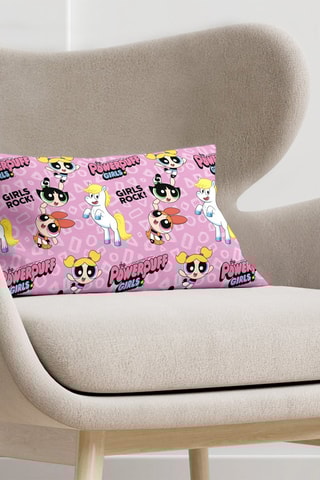 Taie d'oreiller en coton Les Super Nanas - Rose 