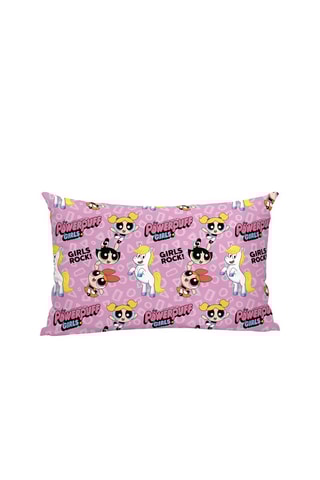Taie d'oreiller en coton Les Super Nanas - Rose 