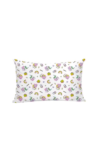 Taie d'oreiller en coton Peppa Pig - Blanc 