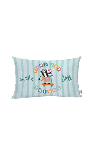 Taie d'oreiller en coton Peppa Pig - Turquoise 