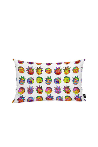 Taie d'oreiller en coton Rick et Morty - Blanc 