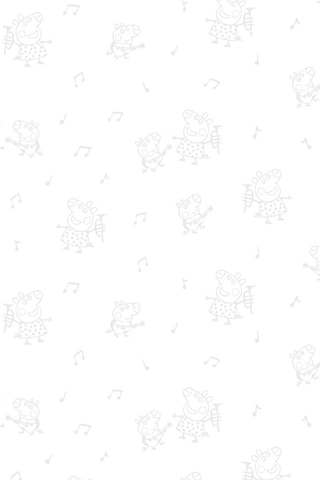 Taie d'oreiller Peppa Pig - Blanc et gris