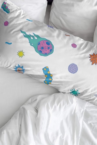 Taie d'oreiller Rick et Morty - Blanc