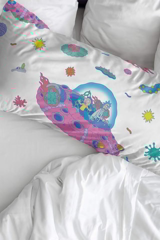 Taie d'oreiller Rick et Morty - Blanc