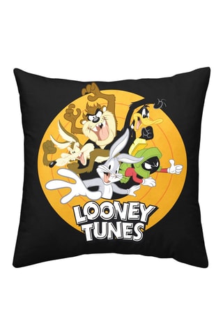 Taie d'oreiller en coton Looney Tunes - Noir 