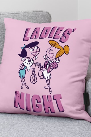 Taie d'oreiller en coton Les Pierrafeu - Rose 