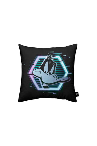 Taie d'oreiller en coton Daffy Duck Looney Tunes - Noir 