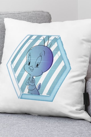 Taie d'oreiller en coton Titi Looney Tunes - Blanc 