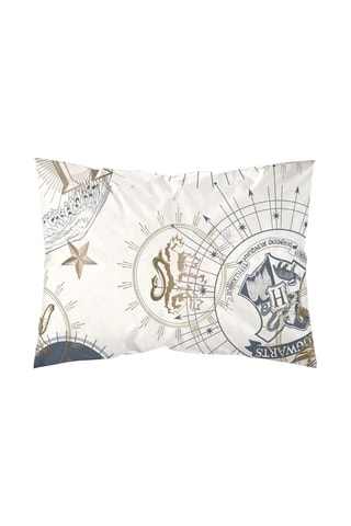 Taie d'oreiller en coton Harry Potter - Blanc