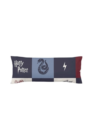 Taie d'oreiller Harry Potter - Bleu marine et blanc