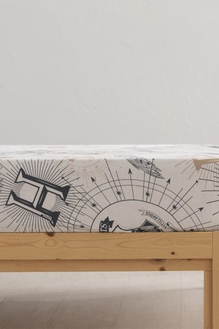 Parure de draps Harry Potter - Blanc et bleu foncé