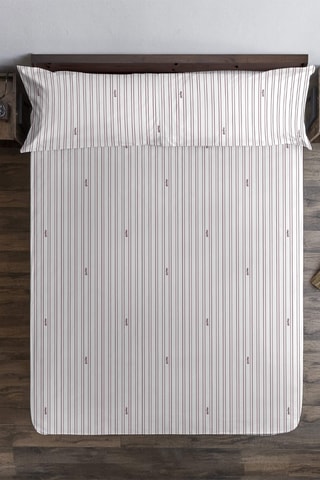 Parure de draps Harry Potter - Blanc et bordeaux