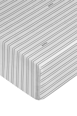 Parure de draps Harry Potter en coton - 175 fils/cm²  - Blanc et noir