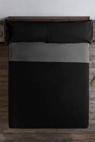 Katoenen Overtrekset Harry Potter 175 Draad/cm² - zwart