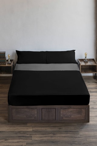 Katoenen Overtrekset Harry Potter 175 Draad/cm² - zwart