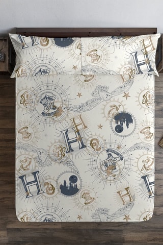 Drap-housse Harry Potter - Blanc