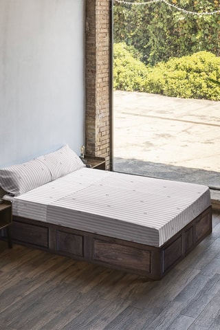 Parure de draps Harry Potter en coton - 175 fils/cm²  - Blanc et rouge