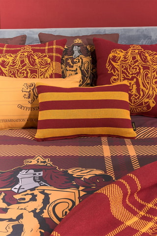 Katoenen Dekbedovertrek 175 Draad/cm² Gryffindor Harry Potter - Rood en Geel