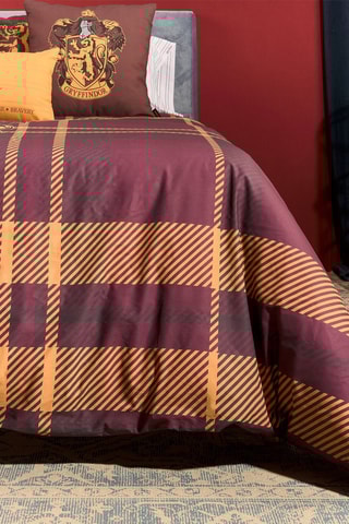 Katoenen Dekbedovertrek 175 Draad/cm² Gryffindor Harry Potter - Rood en Geel