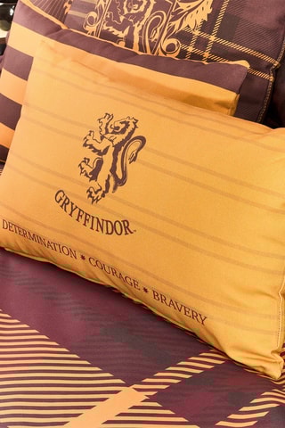 Katoenen Dekbedovertrek 175 Draad/cm² Gryffindor Harry Potter - Rood en Geel