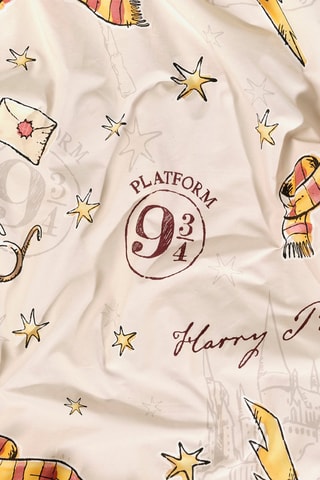 Housse de couette en coton 175 fils/cm² Harry Potter - Beige