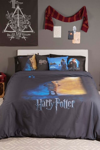 Dekbedovertrek Dobby Harry Potter Antraciet en Blauw
