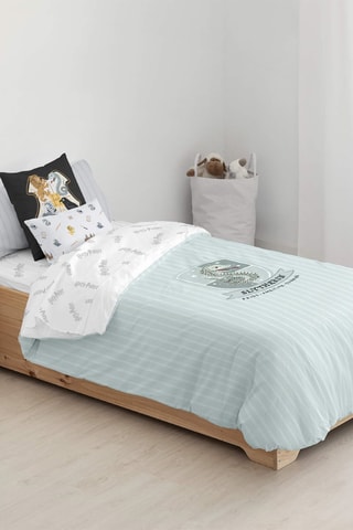 Dekbedovertrek Zwadderich Hedwig Harry Potter - Zeegroen en Wit