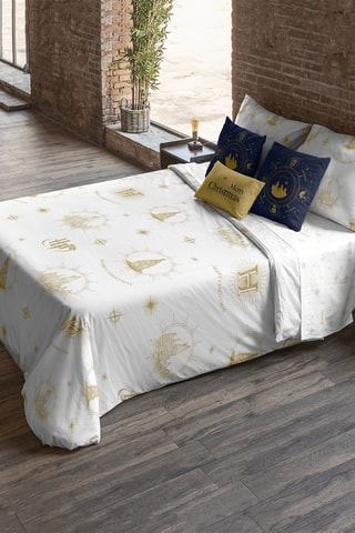 Housse de couette Harry Potter - Blanc et ocre