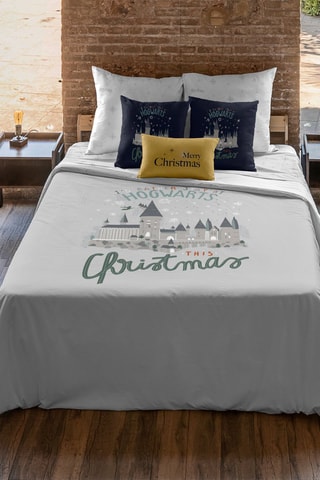 Dekbedovertrek Harry Potter - Lichtgrijs en Wit