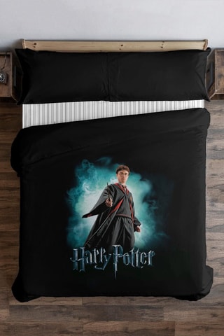 Dekbedovertrek Harry Potter - Zwart