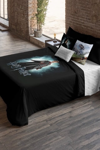 Dekbedovertrek Harry Potter - Zwart