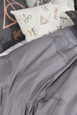 Dekbedovertrek Harry Potter - Grijs en Goudkleurig