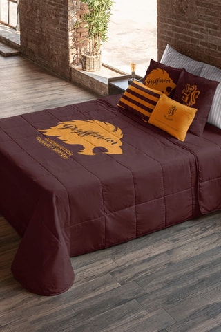 Dekbedovertrek Griffoendor Harry Potter - Bordeauxrood en Geel