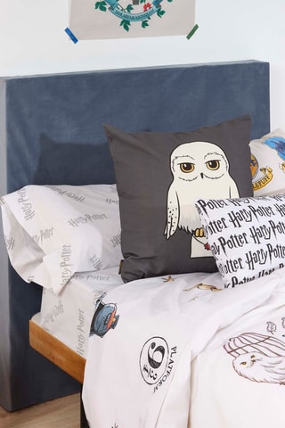 Housse de couette Harry Potter - Blanc et marron